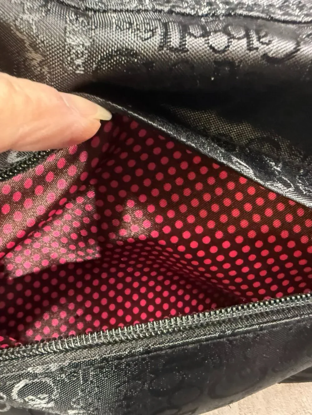 Caboodles Travel Tote Cosmetic Organizer - Black Logo Print